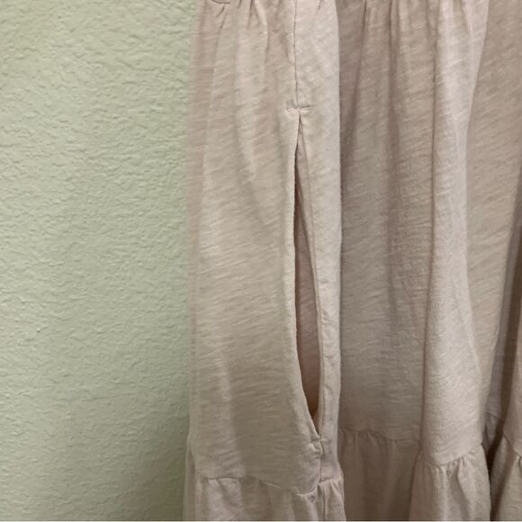 VELVET BY GRAHAM & SPENCER DRESS WOMENS SMALL BLUSH PINK BALOON SLEEVE TIERED. - Picture 9 of 16